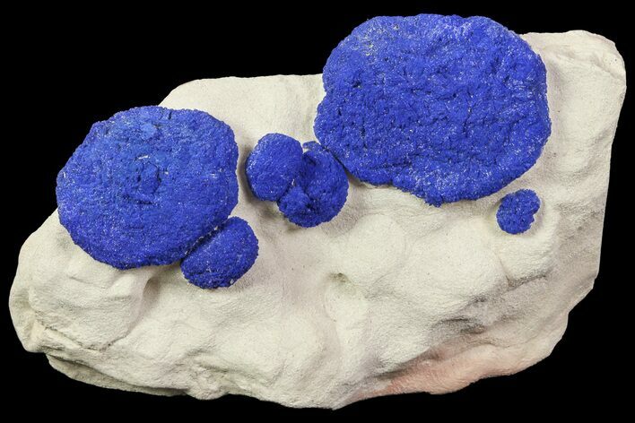 Brilliant Blue Azurite Sun Cluster On Rock - Australia #77624